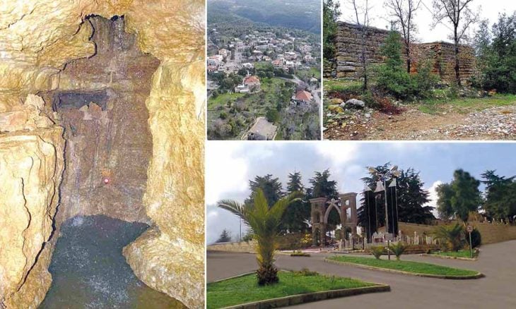 بلدة عين وزين اللبنانية تراث حضاري عريق وتاريخ محفور بالصخر