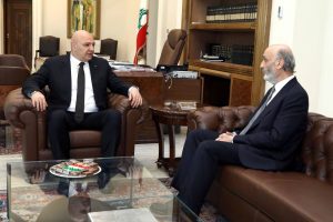 جعجع في قصر بعبدا : توافقنا على الأهداف كافة، فخامة الرئيس لديه النية والتصميم لقيام دولة فعلية