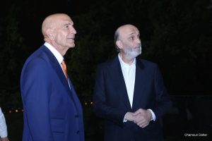 جعجع يلتقي الموفد الأميركي توم براك في معراب